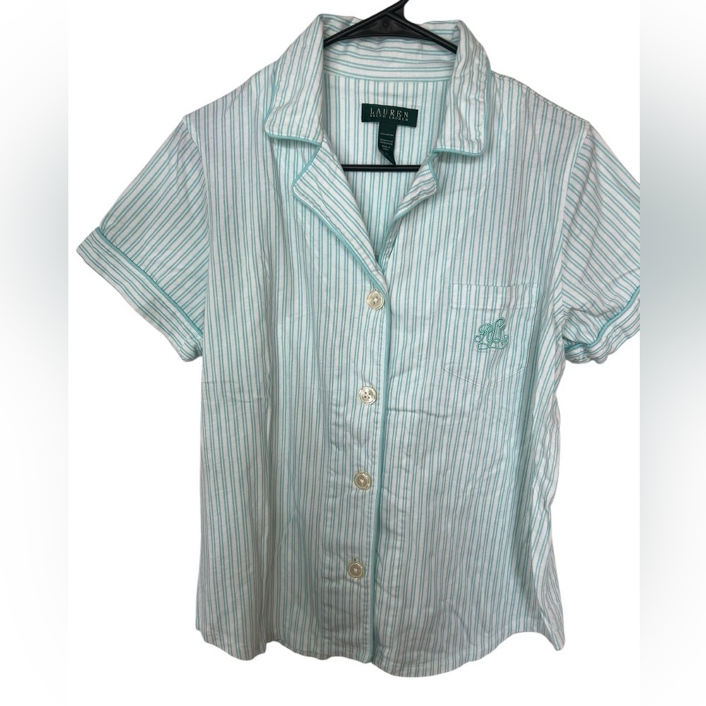 Ralph Lauren 100% Cotton Pajama Top – Size Large